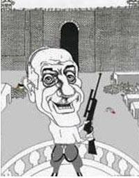 Olmert's cartoon Olmert's cartoon
